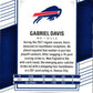 2022 Donruss Elite Gabriel Davis